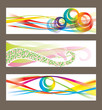 Set of abstract vector backgrounds Set of abstract vector backgrounds