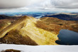 Lake in the hills drains to the lake below Lake in the hills drains to the lake below