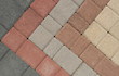 pattern on the pavement