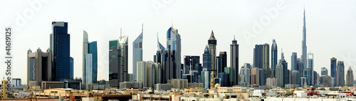 Photo: Dubai. World Trade center and Burj Khalifa Dubai. World Trade center and Burj Khalifa