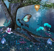 Illustration: Enchanted nature series - fairies hill Enchanted nature series - fairies hill