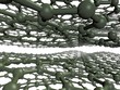 Rendered image of graphite