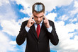 Concentrated businessman