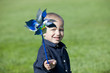 boy pinwheel