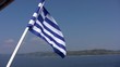 Video: Greek flag at the back of a boat Greek flag at the back of a boat