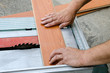 cutting a board