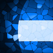 Stained glass design template. EPS 8