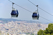 Seilbahn auf dem Montjuic in Barcelona