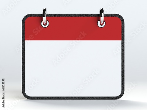 Illustration: 3d Icon Kalender 3d Icon Kalender