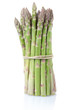 Asparagus bunch on white, clipping path included Asparagus bunch on white, clipping path included
