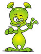 Alien Green Pointing
