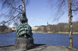 Photo: Statue in Djurgarden island in Stockholm, Sweden Statue in Djurgarden island in Stockholm, Sweden