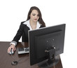 Young woman working on a computer