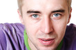 Young man's face.