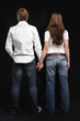 Couple's back.