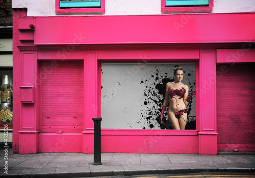 Photo: Billboard on facade of a building Billboard on facade of a building