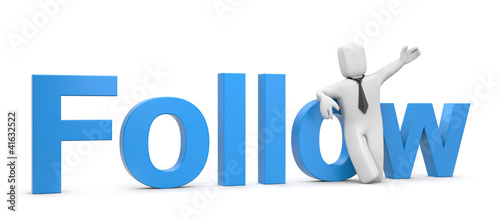 Illustration: Follow me Follow me