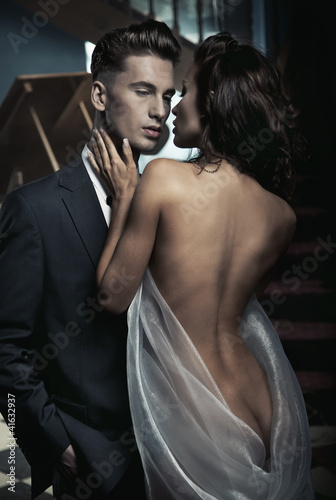 Photo: Sexy couple hugging Sexy couple hugging
