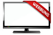 Fernsehen TV Monitor Werbung