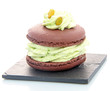 Macaron menthe fraîche chocolat