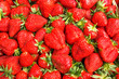 Fresh organic  strawberries