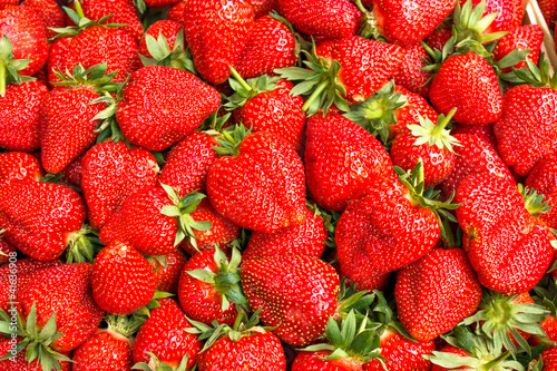 Foto: Fresh organic strawberries Fresh organic strawberries