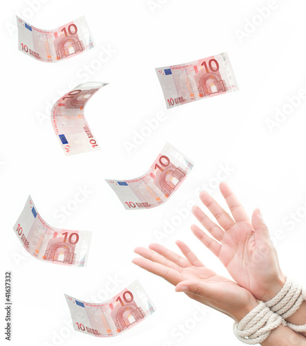 Photo: Money tied up Money tied up
