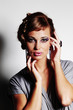 fashion portrait in studio