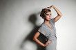 fashion portrait in studio
