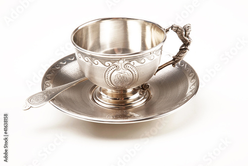 Photo: SET DA CAFFE IN D'ARGENTO DEL 1881 SET DA CAFFE IN D'ARGENTO DEL 1881
