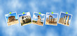 Cartolina dalla Valle dei Templi, Agrigento, Sicilia, Italia