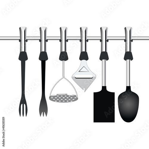 Vector: kitchen items related to cooking kitchen items related to cooking