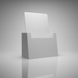 Illustration: Blank brochure holder Blank brochure holder