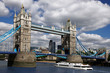 Famous Tower Bridge in London, England