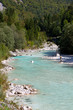 Fisherman in the Soca river, Slovenia