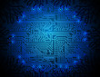 Vector circuit board background. eps10