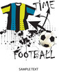 soccer ball vector poster