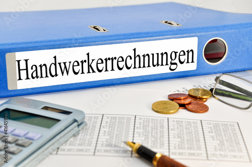 Photo: Handwerkerrechnungen Handwerkerrechnungen