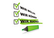 wir machen
