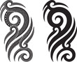 Maori tattoo pattern