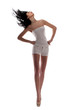 woman in shorts