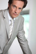 Man in Gray Suit