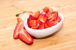 Heap of cutted Strawberries Heap of cutted Strawberries
