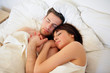 Photo: Couple asleep in bed Couple asleep in bed