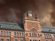 Storm approaching Post Office Building in Stockholm Storm approaching Post Office Building in Stockholm