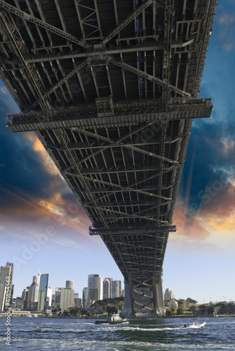Photo: Bridge in the Sydney Harbour Bridge in the Sydney Harbour