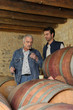 Winemakers in the cellar