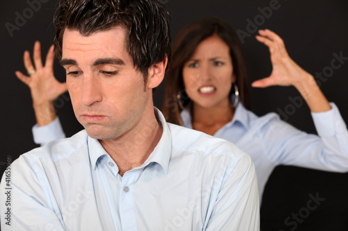 Photo: Couple having an argument Couple having an argument