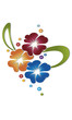 Blumenbouquet mit Schleife