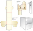 Vektor: die paper box die paper box